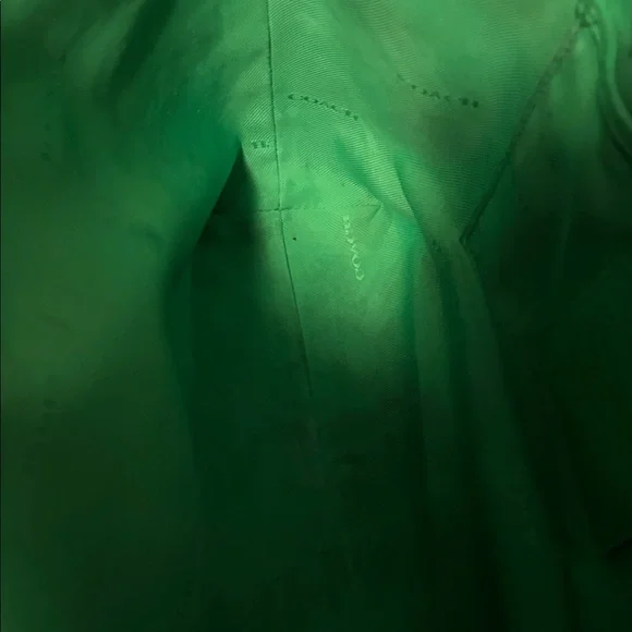 Coach Vibrant Green Leather Shoulder Bag - Picture 10 of 12